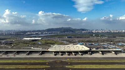 The newly inaugurated Phase 1 of the Navi Mumbai International Airport. (X) The newly inaugurated Phase 1 of the Navi Mumbai International Airport. (X)