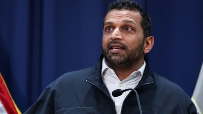 FBI Director Kash Patel leads news conference to announce arrests tied to illegal sports betting and poker game schemes, in New York City on October 23, 2025. (AFP) FBI Director Kash Patel leads news conference to announce arrests tied to illegal sports betting and poker game schemes, in New York City on October 23, 2025. (AFP)