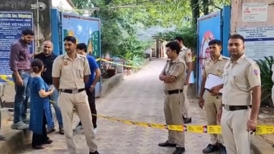 Four bomb threat emails were sent targeting different Delhi schools, all of which later turned out to be hoaxes. (Representative image) (PTI File) Four bomb threat emails were sent targeting different Delhi schools, all of which later turned out to be hoaxes. (Representative image) (PTI File)