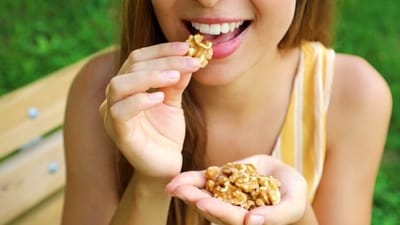Walnuts contain healthy fats, good for heart health. (Picture credit: Shutterstock) Walnuts contain healthy fats, good for heart health. (Picture credit: Shutterstock)