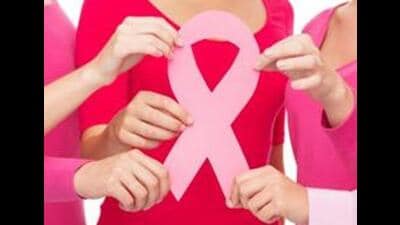 healthcare, people and medicine concept - close up of women in blank shirts with pink breast cancer awareness ribbon over white background (Getty Images/iStockphoto) healthcare, people and medicine concept - close up of women in blank shirts with pink breast cancer awareness ribbon over white background (Getty Images/iStockphoto)