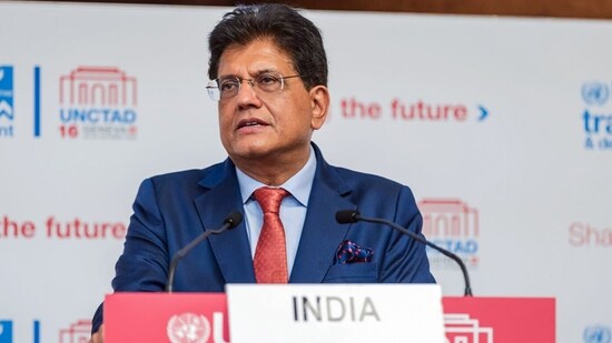 Union minister of commerce and industry Piyush Goyal. (@PiyushGoyal X)