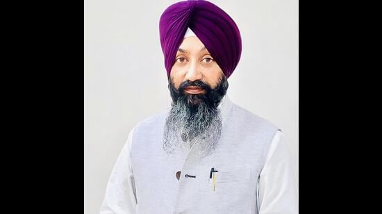 Harjit Singh Sandhu is one of the 15 candidates who will fight for Tarn Taran assembly seat (HT file)