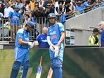 Rohit Sharma and Shubman Gill have another crack today Rohit Sharma and Shubman Gill have another crack today