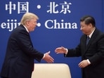 File photo of China's President Xi Jinping with US President Donald Trump. File photo of China's President Xi Jinping with US President Donald Trump.