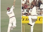 It wasn’t what they did but how they did it, breaking barriers in every country they visited. (Above) The legend Vivian Richards, and fast-bowler Joel Garner. (Getty Images)