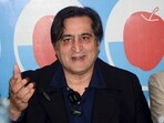 Jammu and Kashmir People's Conference chief Sajad Lone addresses a press conference regarding the Rajya Sabha elections' results, in Srinagar, Saturday, Oct. 25, 2025. Jammu and Kashmir People's Conference chief Sajad Lone addresses a press conference regarding the Rajya Sabha elections' results, in Srinagar, Saturday, Oct. 25, 2025.