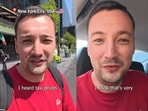 A German vlogger posted his first NYC yellow taxi ride video.(Instagram/ken_abroad)