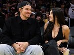 Justin Herbert reacted quickly to save Madison Beer from a flying basketball at Lakers game. Justin Herbert reacted quickly to save Madison Beer from a flying basketball at Lakers game.