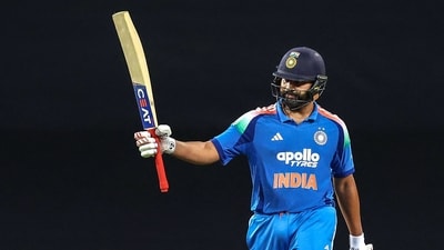 Rohit Sharma rolls the clock back as he smashes his 33rd ODI century (AFP)