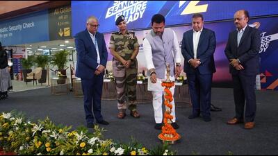 Civil aviation minister Ram Mohan Naidu inaugurates the refurbished Terminal 2 of Delhi Airport on Saturday. Civil aviation minister Ram Mohan Naidu inaugurates the refurbished Terminal 2 of Delhi Airport on Saturday.
