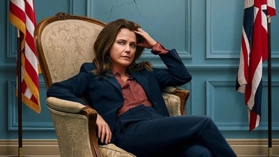 Keri Russell as Kate Wyler in The Diplomat. Keri Russell as Kate Wyler in The Diplomat.
