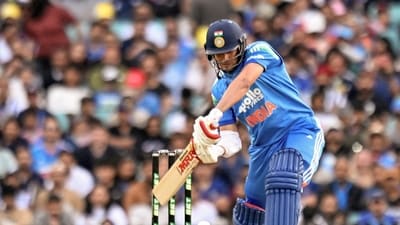 India captain Shubman Gill failed to get going for the third time in a row as he returned with just 24 runs in Sydney. He ended the series with a haul of just 43 runs.&nbsp; (PTI)