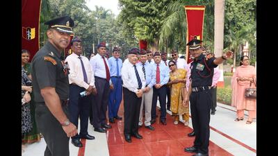 Retired officers of the Army Medical Corps (Non-Technical) during their annual get-together in Lucknow (Sourced)