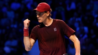 Jannik Sinner set a new record after beating Alex de Minaur in the Vienna Open semi-final. (REUTERS)