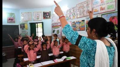 Teachers’ unions are seeking restoration of the old pension scheme (OPS) and release of pending dearness allowance (DA) for computer teachers. (HT Photo) Teachers’ unions are seeking restoration of the old pension scheme (OPS) and release of pending dearness allowance (DA) for computer teachers. (HT Photo)