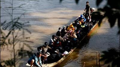 The Indians were part of more than 1 people who crossed from Myanmar’s notorious KK Park scam compound into Thailand’s Mae Sot district between Wednesday and Friday. (APF)