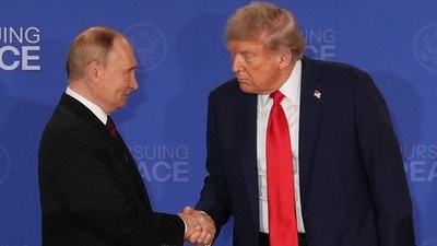 US President Donald Trump said that the Ukraine war has proven harder than he had anticipated. (AP File) US President Donald Trump said that the Ukraine war has proven harder than he had anticipated. (AP File)