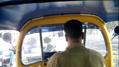 The auto’s meter started at ₹25 but did not display the distance covered, as per a post shared on Reddit. (PTI) The auto’s meter started at ₹25 but did not display the distance covered, as per a post shared on Reddit. (PTI)