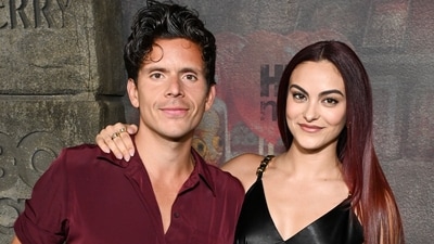 Camila Mendes and Rudy Mancuso got engaged on October 24. (X/@townblack71) Camila Mendes and Rudy Mancuso got engaged on October 24. (X/@townblack71)