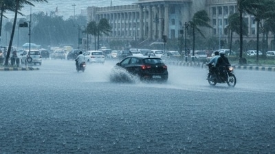 Bengaluru Rains: The IMD has forecast rainfall for Bengaluru until October 26 and has issued a yellow alert. (AI generated-Google Gemini) Bengaluru Rains: The IMD has forecast rainfall for Bengaluru until October 26 and has issued a yellow alert. (AI generated-Google Gemini)