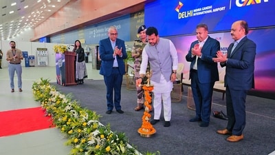 Union Aviation Minister Ram Mohan Naidu Kinjarapu inaugurated the newly refurbished Delhi Airport Terminal 2 on Saturday (Delhi Airport/X) Union Aviation Minister Ram Mohan Naidu Kinjarapu inaugurated the newly refurbished Delhi Airport Terminal 2 on Saturday (Delhi Airport/X)