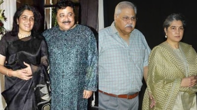 Satish Shah with wife Madhu Shah Satish Shah with wife Madhu Shah