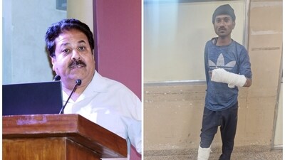 BCCI vice-president Rajiv Shukla said the required precautions will be taken; meanwhile, the man accused of the molestation was arrested. (ANI & HT Photos) BCCI vice-president Rajiv Shukla said the required precautions will be taken; meanwhile, the man accused of the molestation was arrested. (ANI & HT Photos)