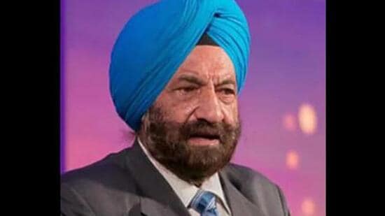 Former Rajya Sabha member Tarlochan Singh (HT File)