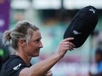 New Zealand's Sophie Devine reacts after playing her last one day international match (REUTERS) New Zealand's Sophie Devine reacts after playing her last one day international match (REUTERS)
