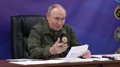 Putin said Russia needs to “begin preparing the infrastructure” needed to deploy these missiles to their armed forces. (AP) Putin said Russia needs to “begin preparing the infrastructure” needed to deploy these missiles to their armed forces. (AP)