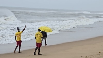 The Odisha government said that men and machinery are ready for rescue and relief operations if the deep depression intensified into a cyclonic, and a severe cyclonic storm. (ANI File Image) The Odisha government said that men and machinery are ready for rescue and relief operations if the deep depression intensified into a cyclonic, and a severe cyclonic storm. (ANI File Image)