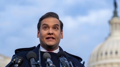 George Santos to be part of next TPUSA lineup? Here's what ex-lawmaker said (Photo by Jim WATSON / AFP) (AFP) George Santos to be part of next TPUSA lineup? Here's what ex-lawmaker said (Photo by Jim WATSON / AFP) (AFP)