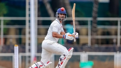 Ajinkya Rahane plays a shot on day one of a Ranji Trophy cricket match between Mumbai and Chhattisgarh. (PTI) Ajinkya Rahane plays a shot on day one of a Ranji Trophy cricket match between Mumbai and Chhattisgarh. (PTI)