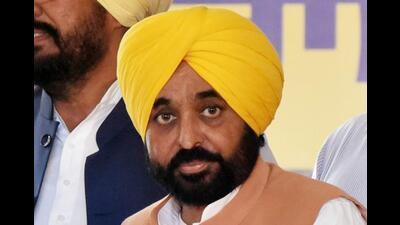 Punjab chief minister Bhagwant Mann on Sunday flagged off seven trucks to provide two lakh quintals of wheat seeds free of cost to the farmers who have lost their crop on around five lakh acres during the recent floods. (ANI File)