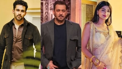 Salman Khan hints Abhishek Bajaj about his ex-wife Akanksha Jindal talking about him outside the house.