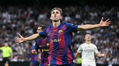Fermin Lopez scored the equalizer for Barcelona (AFP) Fermin Lopez scored the equalizer for Barcelona (AFP)