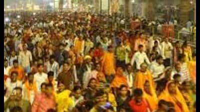 The 14 Kosi Parikrama is a significant event in Ayodhya. The administration estimates that around 10 to 20 lakh devotees will participate in it. (HT file) The 14 Kosi Parikrama is a significant event in Ayodhya. The administration estimates that around 10 to 20 lakh devotees will participate in it. (HT file)