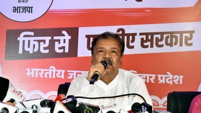 Bihar BJP president Dilip Jaiswal further said that today, Bihar is moving towards becoming a developed state under the leadership of Prime Minister Narendra Modi and Chief Minister Nitish Kumar. (HT File Photo)