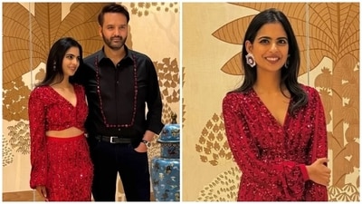 Isha Ambani and Anand Piramal celebrate her birthday in Jamnagar. Isha Ambani and Anand Piramal celebrate her birthday in Jamnagar.