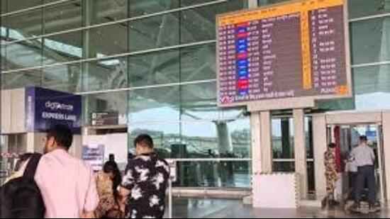 According to the officials familiar with the matter, the latest flight had residents of Haryana --16 from Karnal district, 14 from Kaithal, five each from Ambala and Kurukshetra, four from Yamunanagar, three from Jind and one each from Rohtak, Panipat, Panchkula, Fatehabad and Sonepat districts. (HT File)