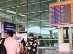 According to the officials familiar with the matter, the latest flight had residents of Haryana --16 from Karnal district, 14 from Kaithal, five each from Ambala and Kurukshetra, four from Yamunanagar, three from Jind and one each from Rohtak, Panipat, Panchkula, Fatehabad and Sonepat districts. (HT File) According to the officials familiar with the matter, the latest flight had residents of Haryana --16 from Karnal district, 14 from Kaithal, five each from Ambala and Kurukshetra, four from Yamunanagar, three from Jind and one each from Rohtak, Panipat, Panchkula, Fatehabad and Sonepat districts. (HT File)