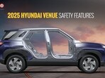 The 2025 Hyundai Venue will come with a new body shell that uses 71% high-strength steel, including hot-stamped and ultra-high-strength components. 