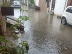 Preet Nagar residents had complained that the low-lying streets lead to waterlogging, especially during rains, causing hassle and making the area prone to diseases. (HT Photo) Preet Nagar residents had complained that the low-lying streets lead to waterlogging, especially during rains, causing hassle and making the area prone to diseases. (HT Photo)