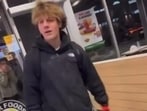 Screengrab of the youth who shouted racist, anti-India abuse at a worker in Oakville, Ontario, Canada on Sunday.