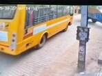 Six-year-old Yashika was flung by a tractor and crushed under her bus minutes after stepping out to go to school; both vehicles seized. (HT) Six-year-old Yashika was flung by a tractor and crushed under her bus minutes after stepping out to go to school; both vehicles seized. (HT)