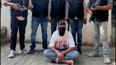 A close aide of Anmol Bishnoi, Singh managed overseas extortion rackets from California; his return signals deepening India–US anti-crime cooperation. (Parveen Kumar/HT) A close aide of Anmol Bishnoi, Singh managed overseas extortion rackets from California; his return signals deepening India–US anti-crime cooperation. (Parveen Kumar/HT)