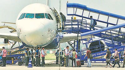 But the update seemed to have come a little too late as there were almost no passengers at the airport and only staff and security personnel were seen moving around. (HT File)