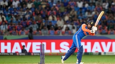 Abhishek Sharma bats during the Asia Cup cricket final between India and Pakistan. (AP) Abhishek Sharma bats during the Asia Cup cricket final between India and Pakistan. (AP)