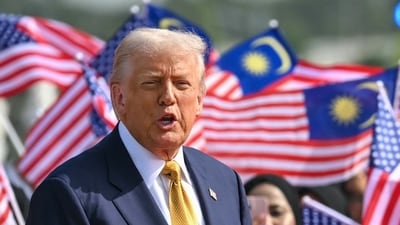 Trump trolled for misspelling ‘hepatitis’ while talking about women's health (Photo by ANDREW CABALLERO-REYNOLDS / AFP) (AFP) Trump trolled for misspelling ‘hepatitis’ while talking about women's health (Photo by ANDREW CABALLERO-REYNOLDS / AFP) (AFP)